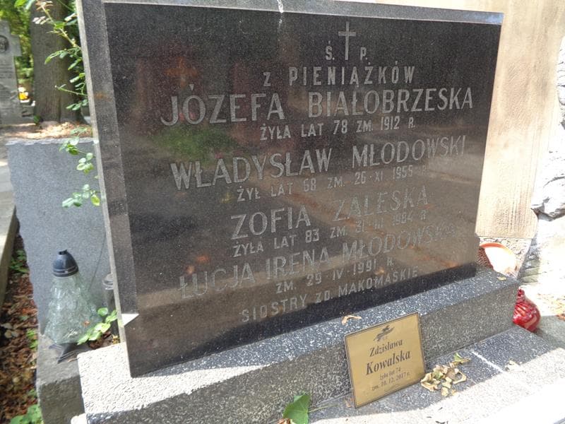 Zdjęcie grobu Józefa Białobrzeska (2)