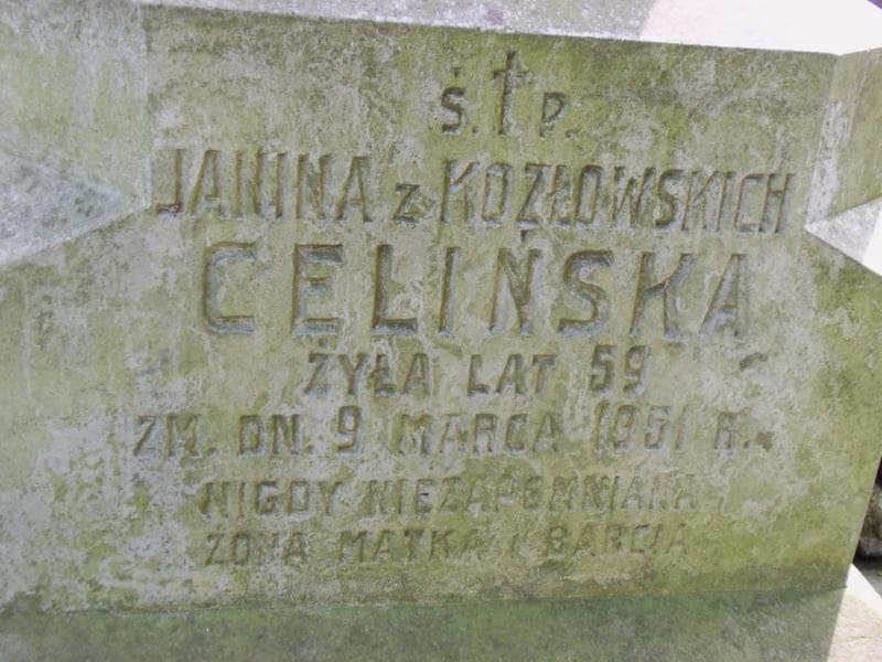 Zdjęcie grobu Jureczek Celiński (2)