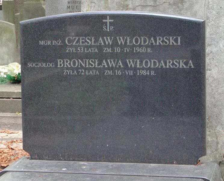 Zdjęcie grobu Bronisława Włodarska (2)