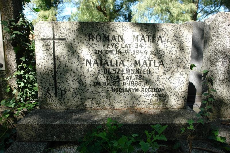 Zdjęcie grobu Natalia Matla (2)