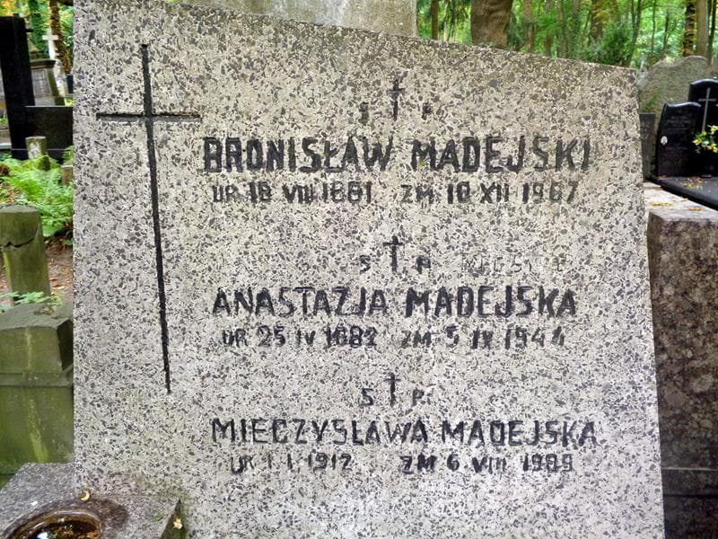 Zdjęcie grobu Anastazja Madejska (2)