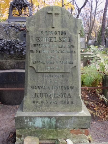 Zdjęcie grobu Walery Kudelski (2)