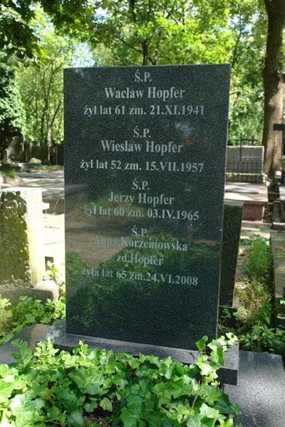 Zdjęcie grobu Wacław Hopfer (2)