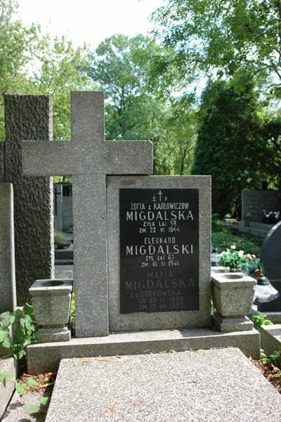 Zdjęcie grobu Maria Migdalska (2)