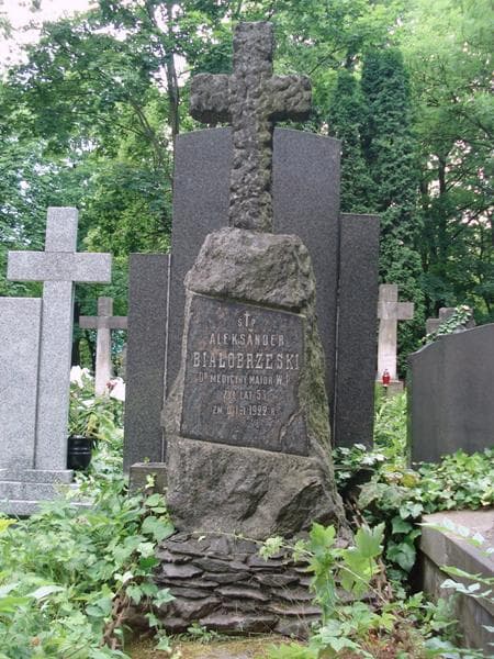 Zdjęcie grobu Aleksander Białobrzeski (2)