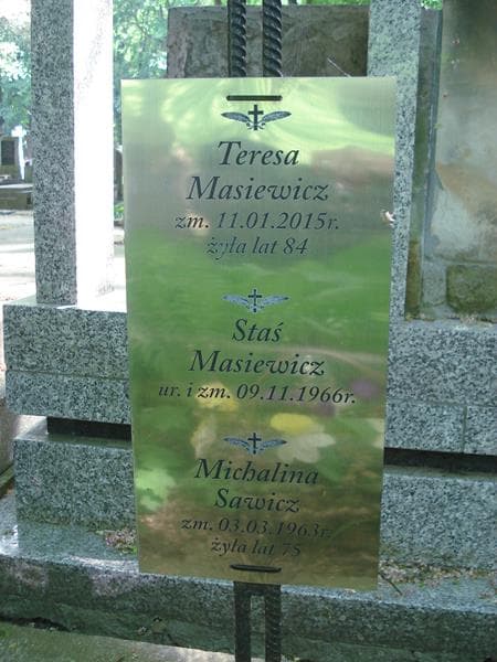 Zdjęcie grobu Staś Masiewicz (2)