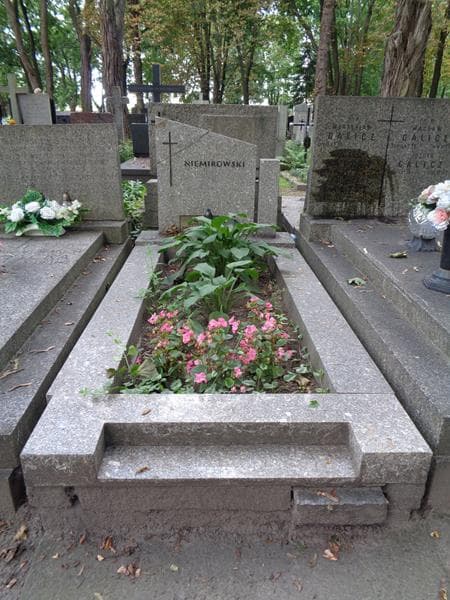 Zdjęcie grobu Apolinary Niemirowski (1)