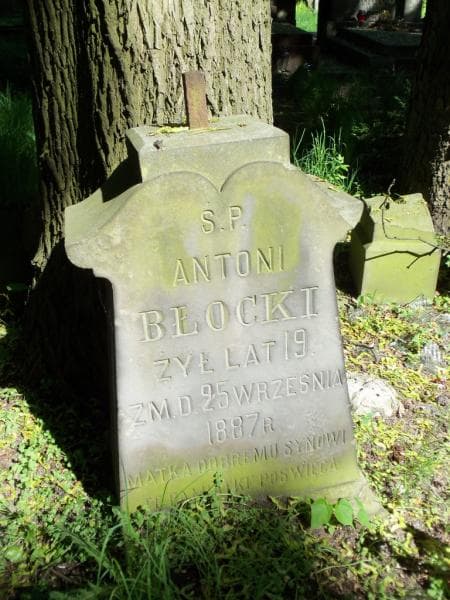 Zdjęcie grobu Antoni Błocki (1)