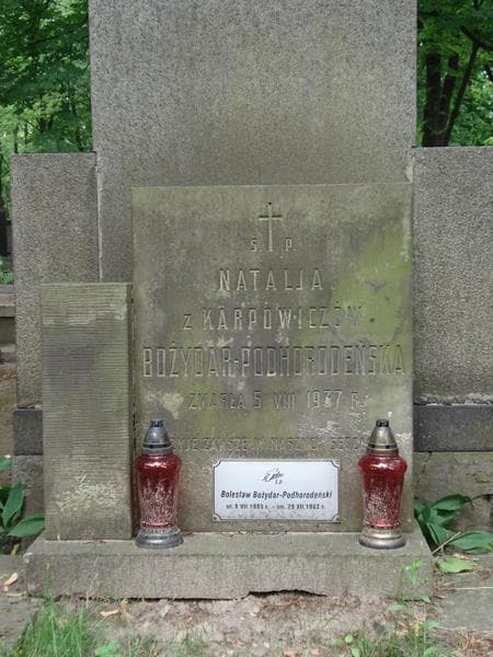 Zdjęcie grobu Natalia Bożydar - Podhorodeńska (1)