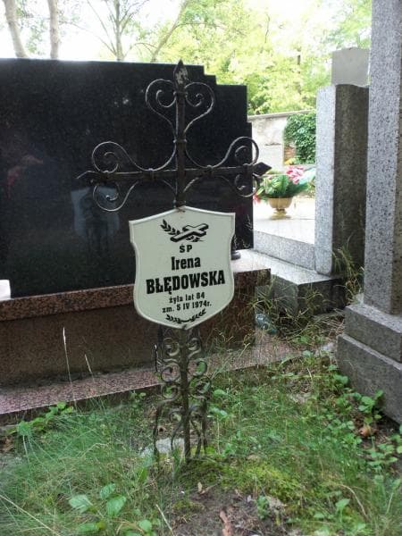 Zdjęcie grobu Irena Błędowska (2)