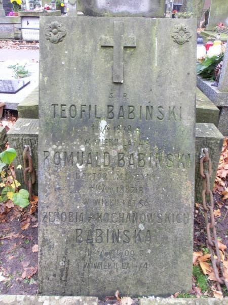 Zdjęcie grobu Teofil Babiński (2)