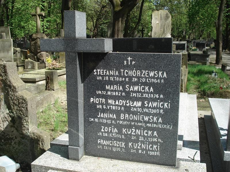 Zdjęcie grobu Stefania Tchórzewska (1)