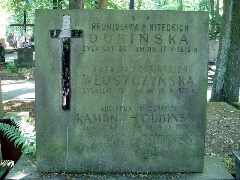 Zdjęcie grobu Bronisława Dubińska (1)