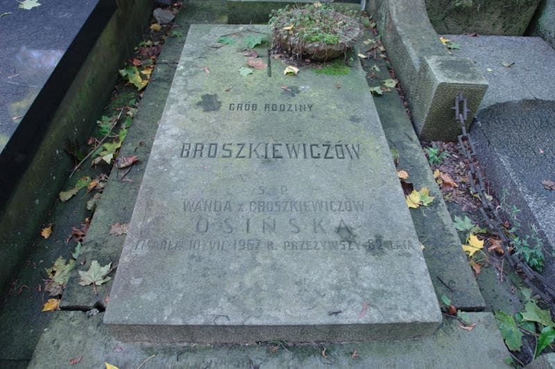 Zdjęcie grobu Maria Broszkiewiczówna (2)