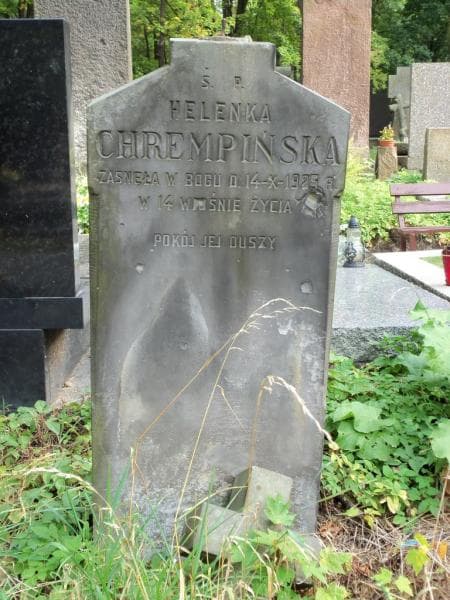 Zdjęcie grobu Helenka Chrempińska (2)