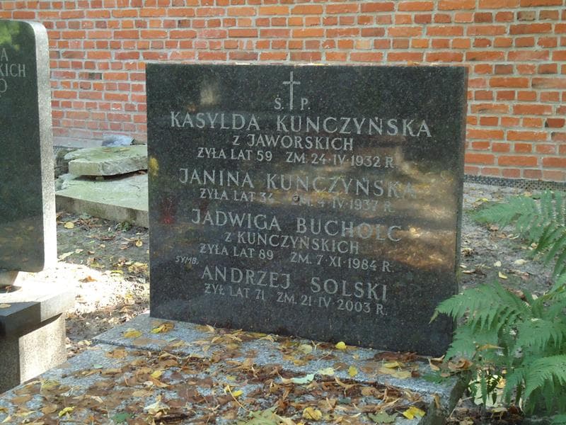 Zdjęcie grobu Kasylda Kunczyńska (2)