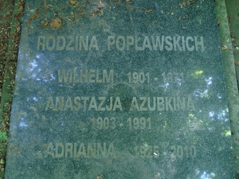 Zdjęcie grobu Anastazja Azubkina (1)