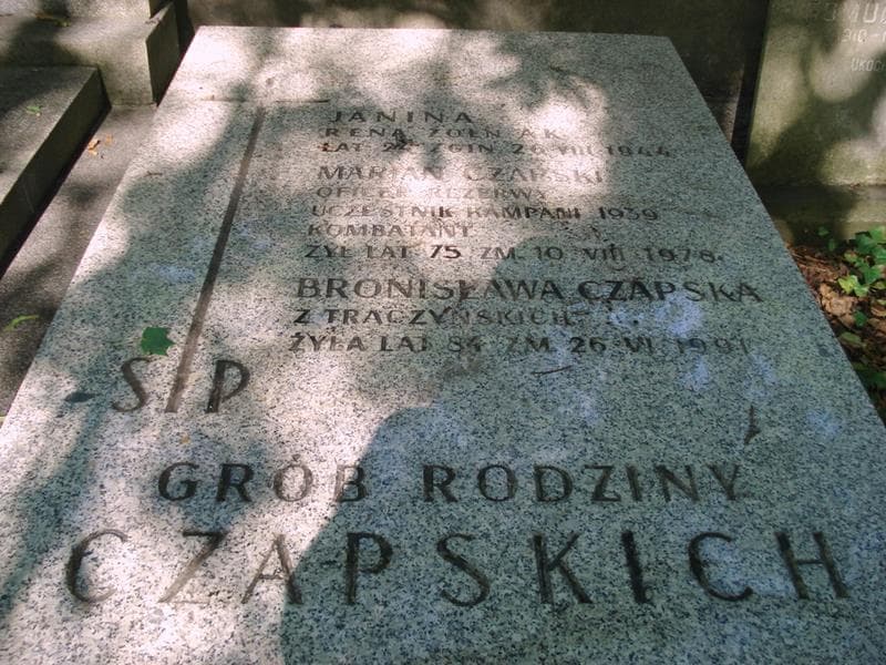Zdjęcie grobu Janina Czapska (2)