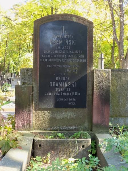 Zdjęcie grobu Paweł Otton Dramiński (2)
