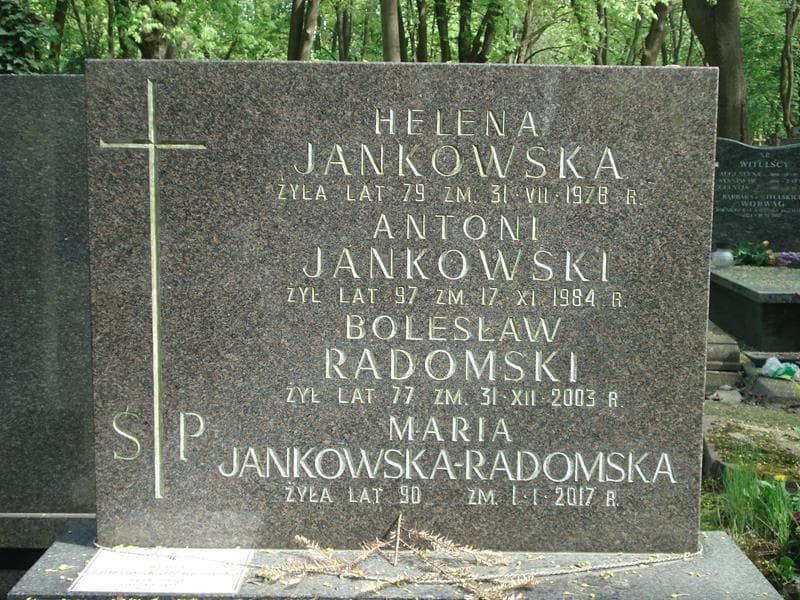 Zdjęcie grobu Maria Jankowska - Radomska (1)