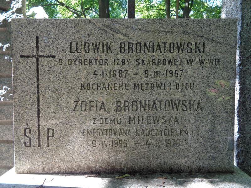 Zdjęcie grobu Zofia Broniatowska (2)