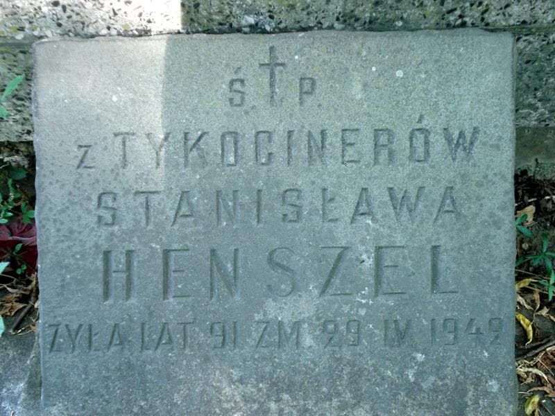 Zdjęcie grobu Stanisława Henszel (2)