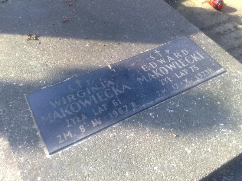 Zdjęcie grobu Edward Makowiecki (1)