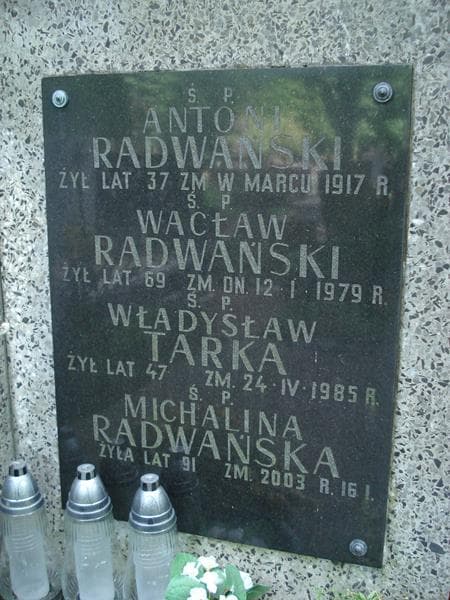 Zdjęcie grobu Władysław Tarka (2)