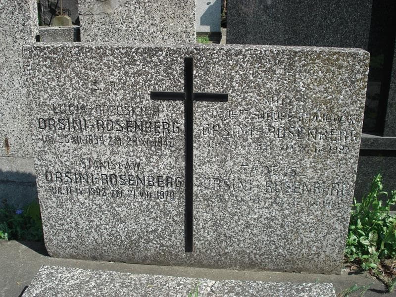 Zdjęcie grobu Stanisław Orsini-Rosenberg (1)