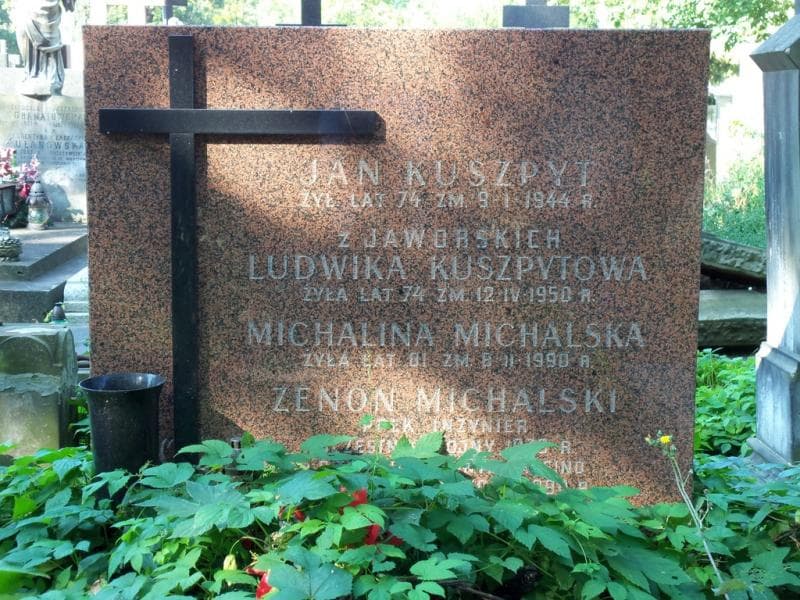 Zdjęcie grobu Ludwika Kuszpytowa (2)
