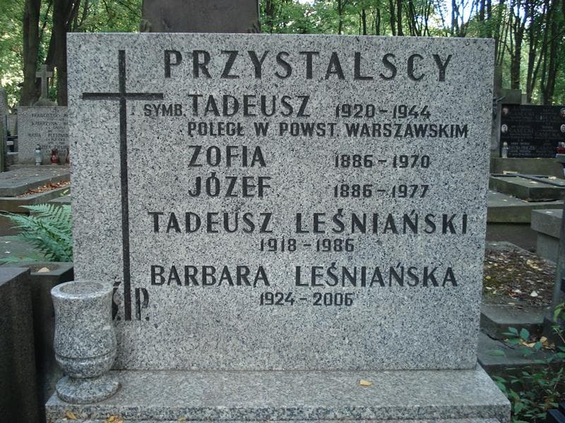 Zdjęcie grobu Barbara Leśniańska (2)