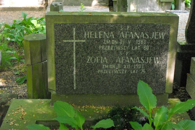 Zdjęcie grobu Zofia Afanasjew (2)