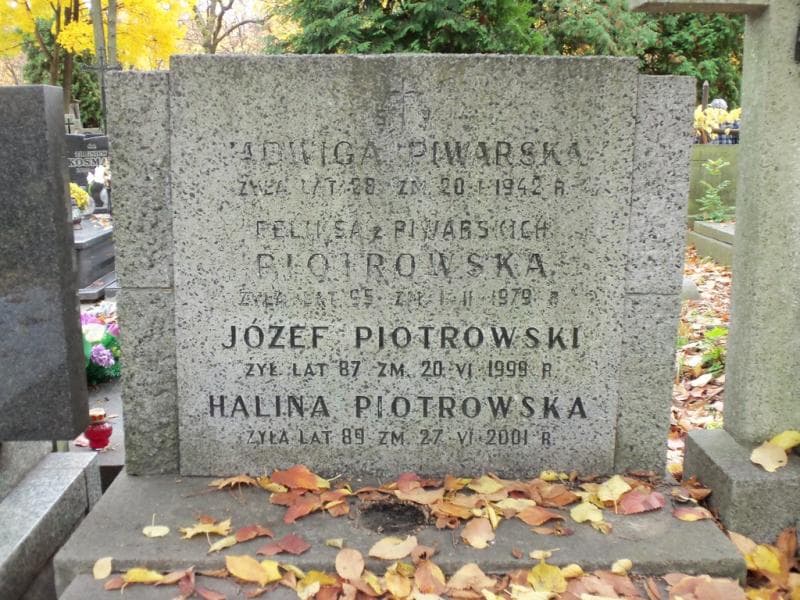 Zdjęcie grobu Halina Piotrowska (2)