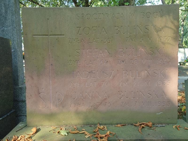 Zdjęcie grobu Tadeusz Buliński (2)