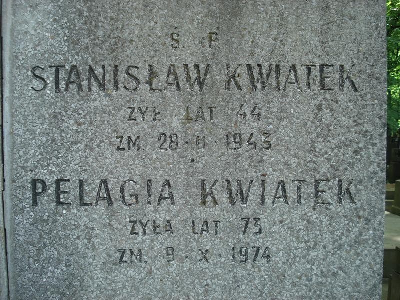 Zdjęcie grobu Pelagia Kwiatek (2)