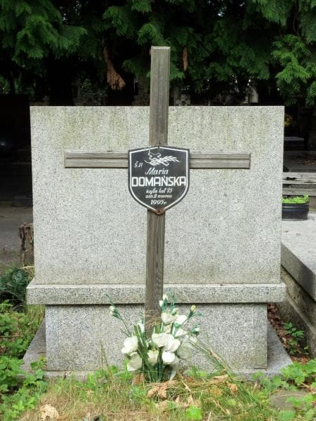 Zdjęcie grobu Maria Domańska (2)