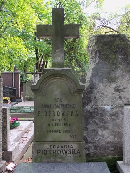 Zdjęcie grobu Janina Piotrowska (2)