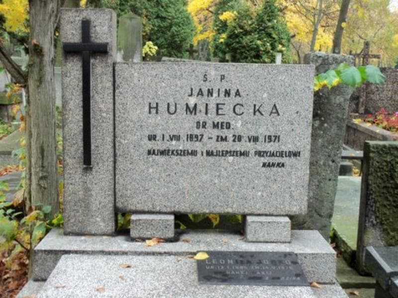 Zdjęcie grobu Janina Humiecka (2)