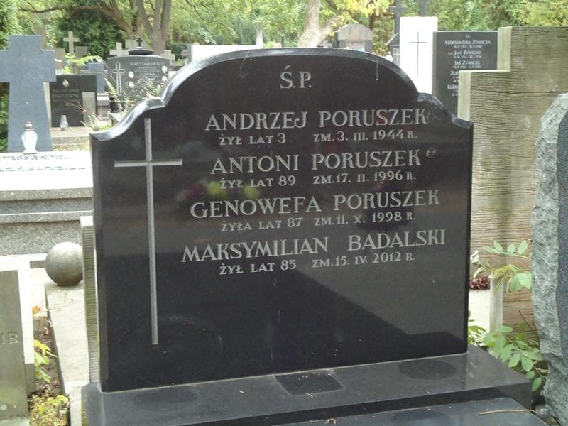 Zdjęcie grobu Maksymilian Marian Badalski (2)