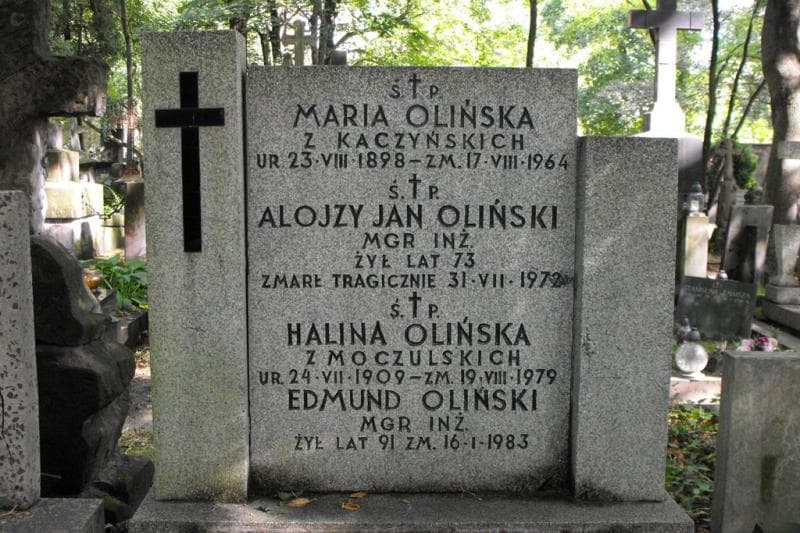 Zdjęcie grobu Alojzy Jan Oliński (2)