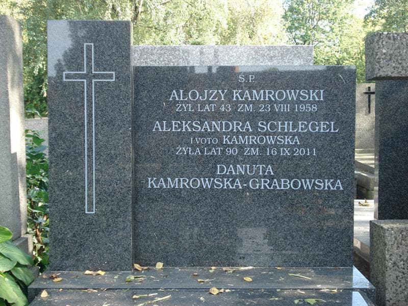Zdjęcie grobu Aleksandra Schlegel (2)