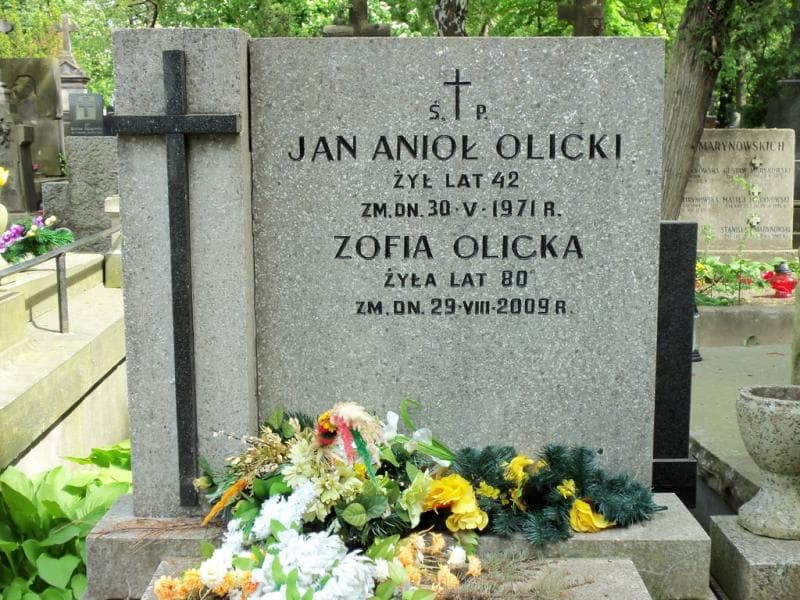Zdjęcie grobu Jan Anioł Olicki (2)