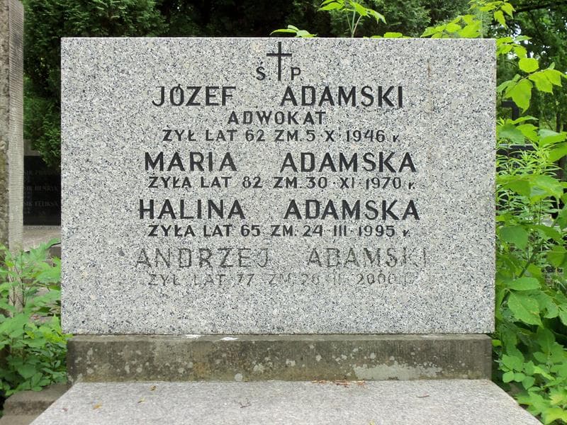 Zdjęcie grobu Maria Adamska (2)