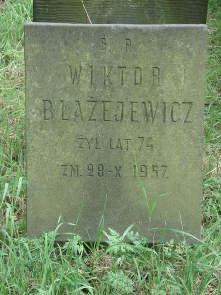 Zdjęcie grobu Wiktor Błażejewicz (2)