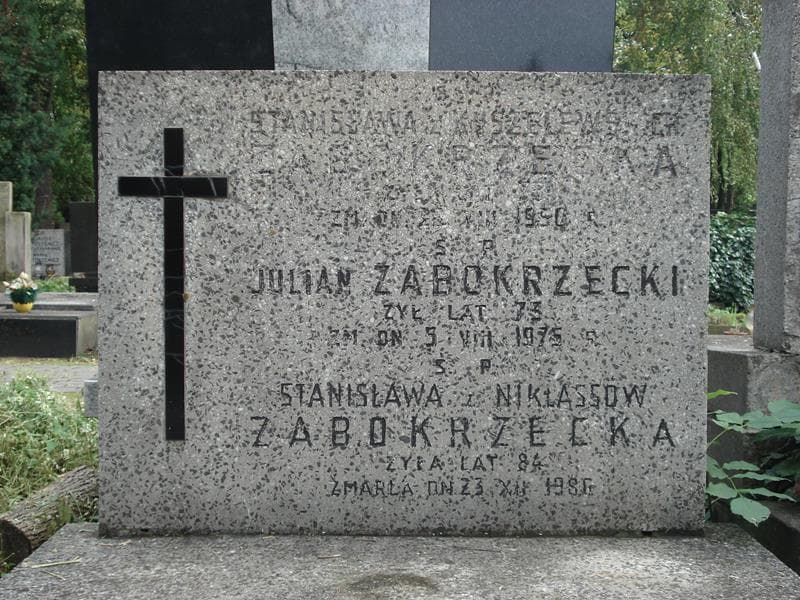Zdjęcie grobu Julian Zabokrzecki (2)