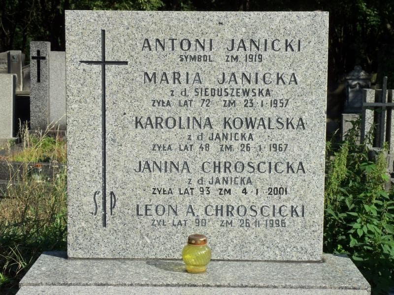 Zdjęcie grobu Janina Chrościcka (2)