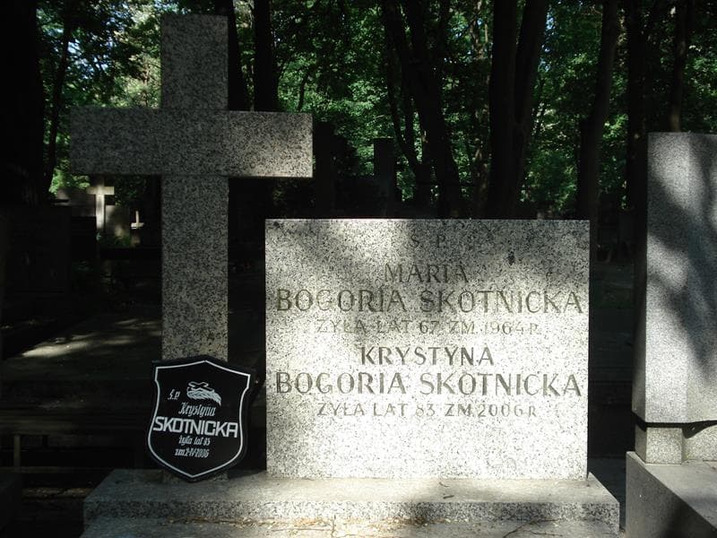 Zdjęcie grobu Maria Bogoria - Skotnicka (1)