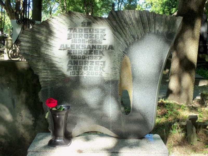 Zdjęcie grobu Aleksandra Zbrożek (2)