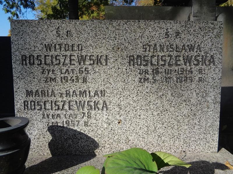 Zdjęcie grobu Maria Rościszewska (2)