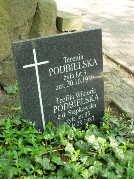Zdjęcie grobu Teofila Wiktoria Podbielska (2)